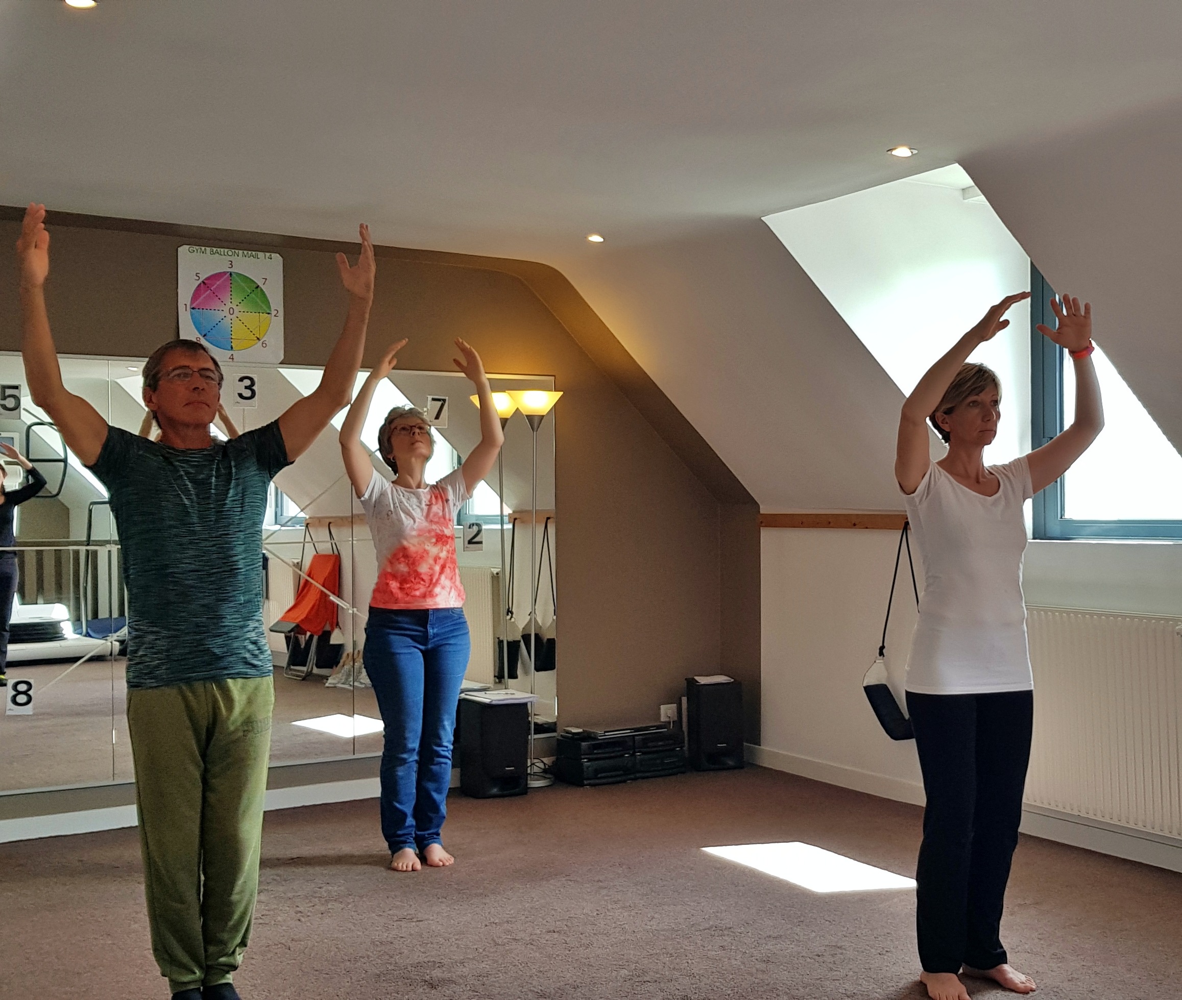 Séance d’autonomisation posturale au Centre Oxygène, Concarneau